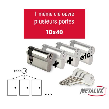 composez votre lot de cylindres